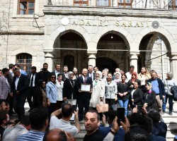 Başkanla Fotoğraflar