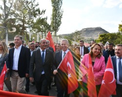Başkanla Fotoğraflar